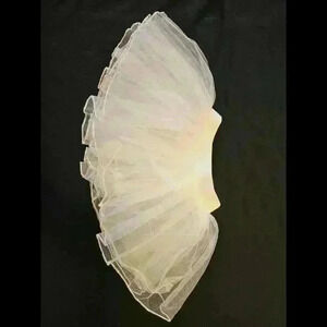 Elegant White Tulle Petticoat - Perfect for Dance and Costumes